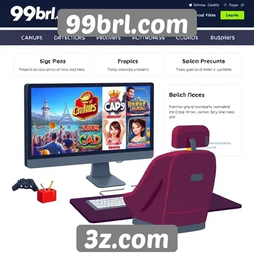 Análise das funcionalidades do site de jogos 99brl
